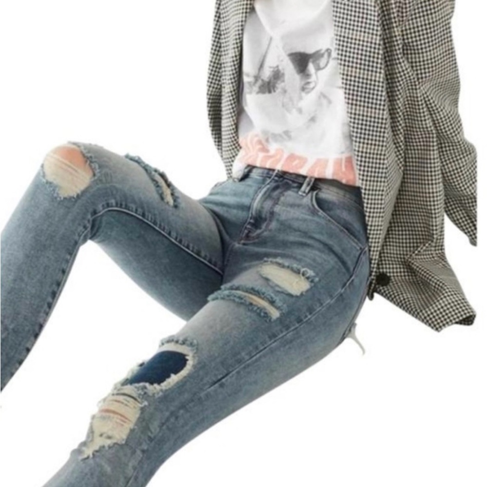 BDG Distressed Blue Jeans